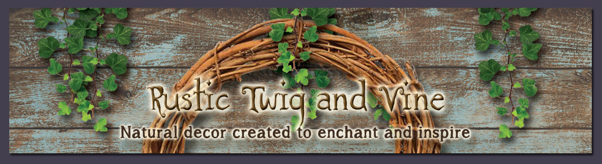 Rustic Twig and Vine Etsy Shop Banner